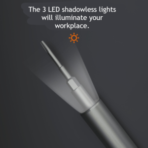 Compact Rechargeable Precision Screw Driver Set