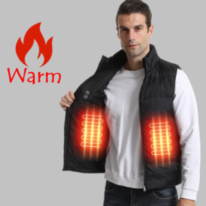 unisex USB-powered heated Puffer Vest